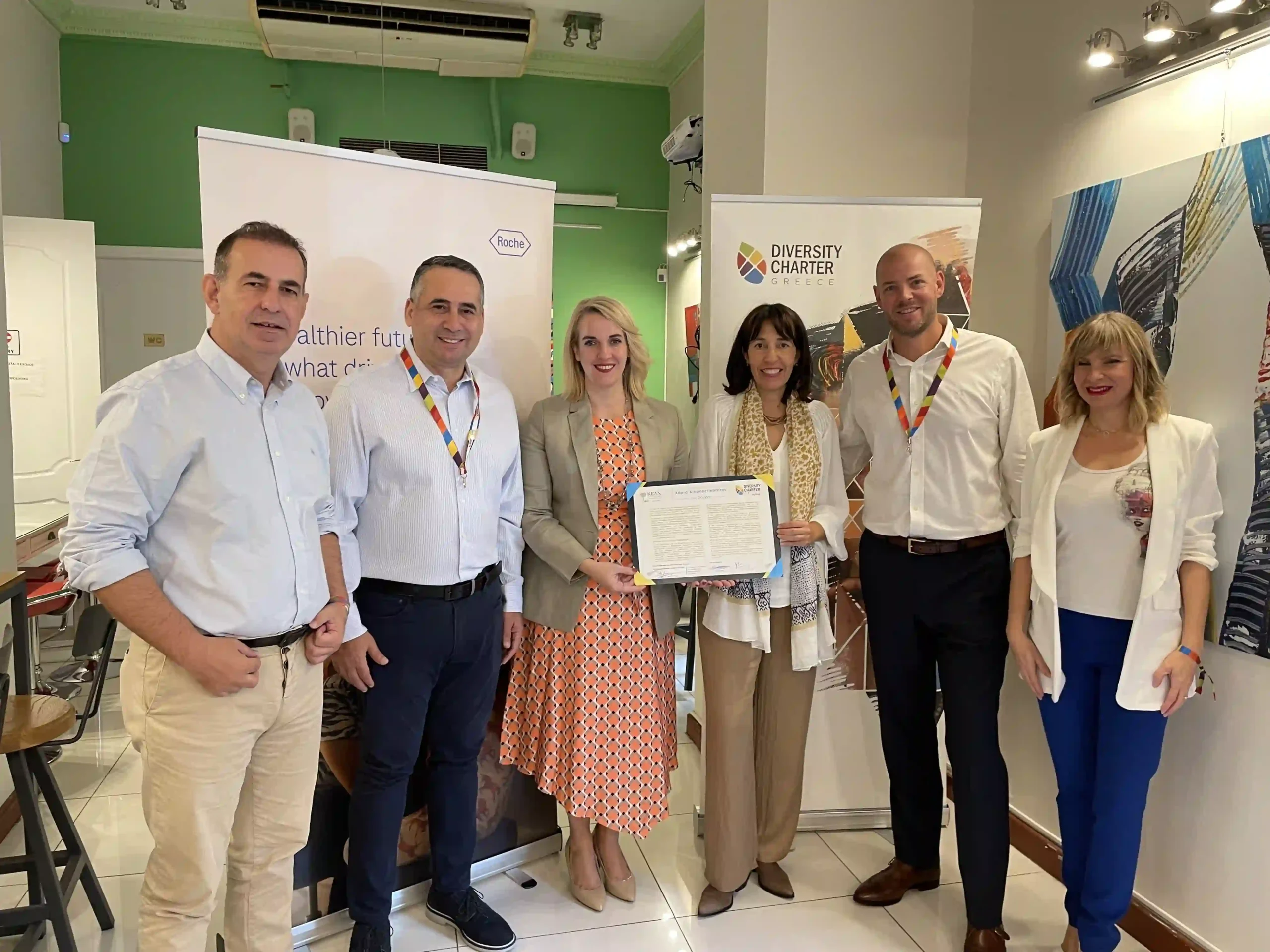 Roche Hellas & Roche Diagnostics Hellas συνυπέγραψαν τη Χάρτα Διαφορετικότητας