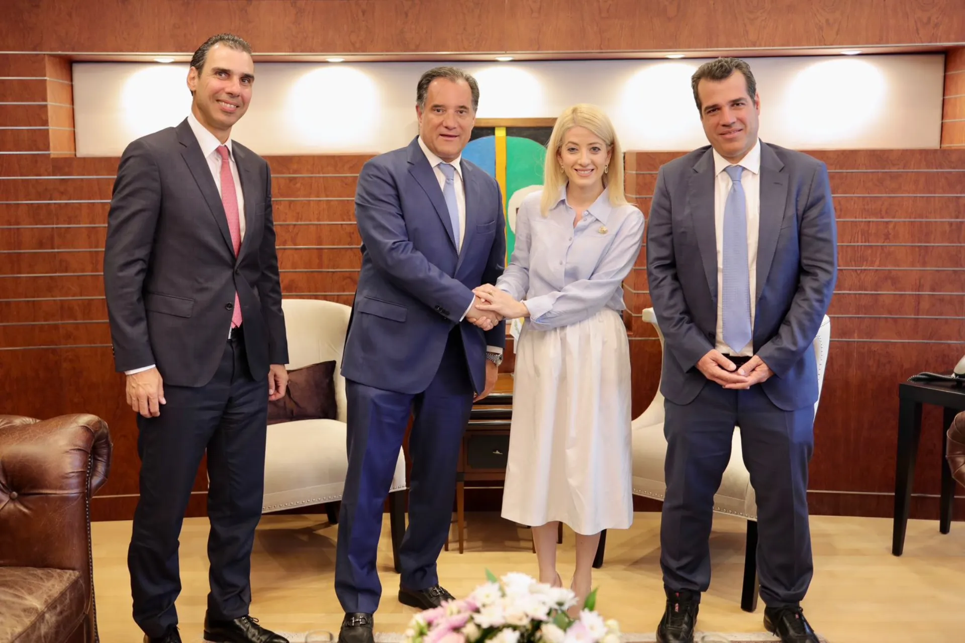 Συνάντηση A. Γεωργιάδη και Μ. Θεμιστοκλέους με τον Υπ. Υγείας της Κύπρου