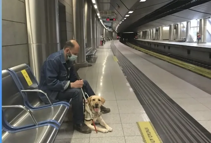 Μεγάλη ανάγκη να υπάρξουν περισσότεροι σκύλοι οδηγοί στην Ελλάδα για τα άτομα προβλήματα όρασης