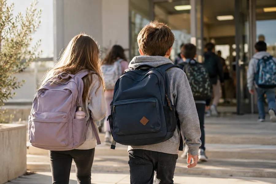 Προσοχή στη σχολική τσάντα και τον πόνο στην πλάτη των παιδιών