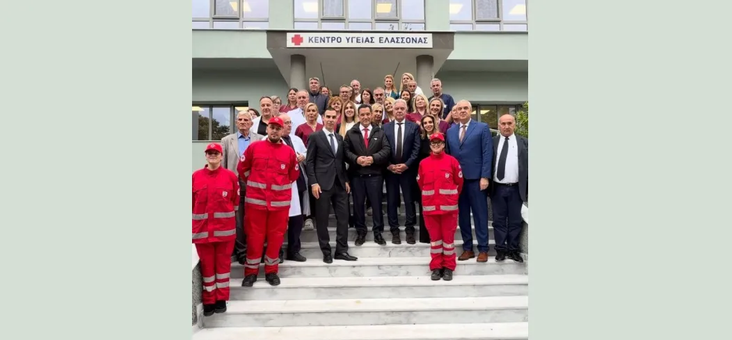 Εγκαίνια του Κέντρου Υγείας Ελασσόνας από τον Υπουργό Υγείας Άδωνι Γεωργιάδη